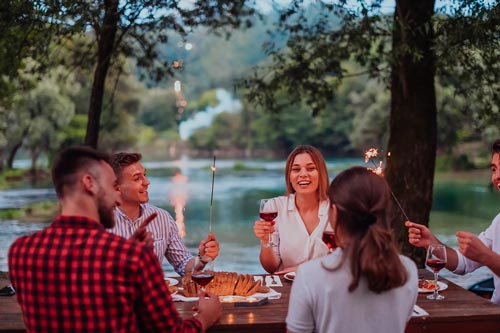 Addio al nubilato al lago di Como: festa
