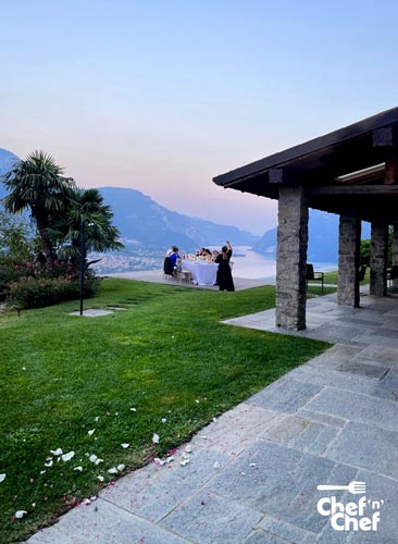 Addio al nubilato al lago di Como: festa a casa