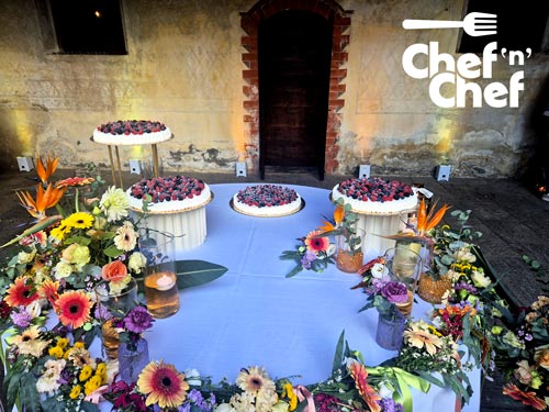 Un matrimonio costruito insieme pentole: cheesecakes